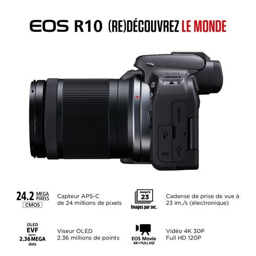 Canon EOS R10 + RF-S 18-150mm f/3.5-6.3 IS STM Hybrid Camera