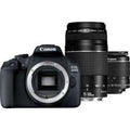 Canon EOS 2000D DSLR Camera + EF-S 18-55mm f/3.5-5.6 IS II Lens + EF 75-300mm f/4-5.6 III Lens + SB130 Bag + 16GB SD Memory Card