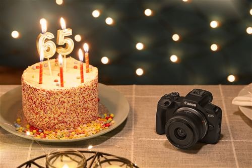 Canon EOS R100 + RF-S 18–45mm f/4.5-6.3 IS STM + RF-S 55-210mm f/5-7.1 IS STM Camera