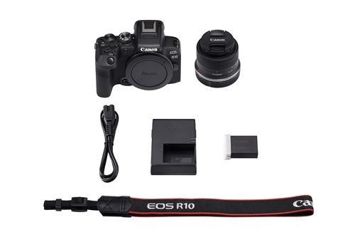Canon EOS R10 + RF-S 18-45mm f/4.5-6.3 IS STM Hybrid Camera