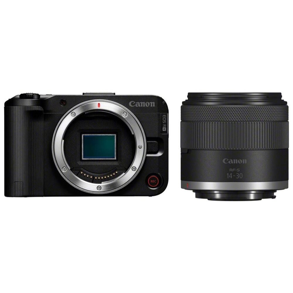 Canon EOS R50 V Hybrid Camera Black RF-S 14-30mm F4-6.3 IS STM PZ Zoom Lens