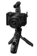 Canon EOS R50 Mirrorless Camera (Black) + RF-S 14-30mm Lens for EOS R System + HG-100TBR Tripod Grip + DM-E100 Microphone + 128GB SD Card