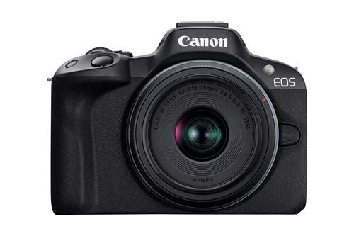 Canon EOS R50 hybrid camera black + RF-S 18-45mm f/4.5-6.3 IS STM