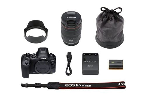 Canon EOS R6 Mark II + RF 24-105mm f/4 L IS USM Hybrid Camera