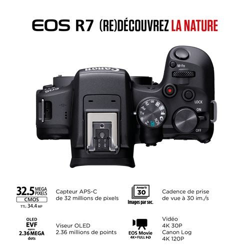 Canon EOS R7 + RF-S 18-150mm f/3.5-6.3 IS STM Hybrid Camera