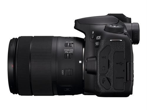 Canon EOS 90D SLR camera + EF-S 18-135mm f/3.5-5.6 IS USM lens