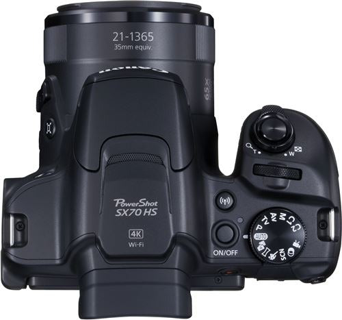 Canon PowerShot SX70 HS Black Digital Bridge Camera