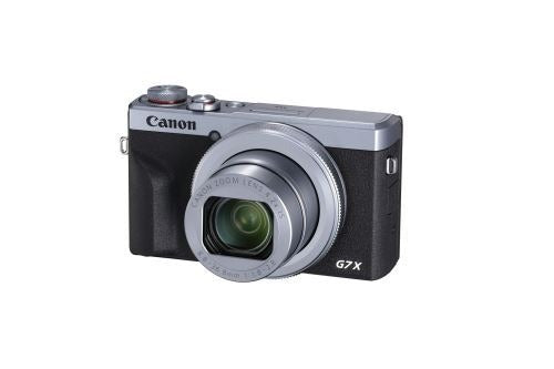Canon PowerShot G7X Mark III Silver Compact Vlogging Camera + 2nd Battery