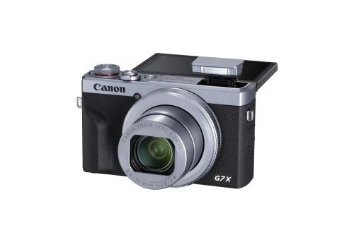 Canon PowerShot G7X Mark III Silver Compact Vlogging Camera + 2nd Battery