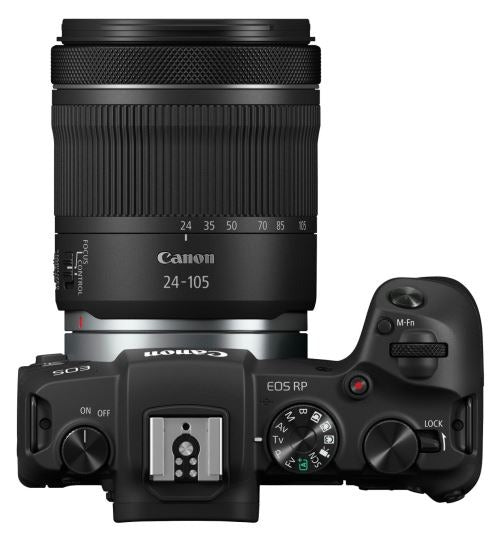 Fnac Pack Canon EOS RP + RF 24-105mm f/4-7.1 IS STM hybrid camera + LP-E17 Second Battery + 16GB SD Card black