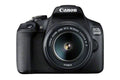 Canon EOS 2000D Black SLR + EF-S 18-55 mm f/3.5-5.6 IS II Lens