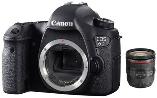 Canon EOS 6D SLR + Lens Canon EF IS USM 24 -70mm f/4.0 Macro L Series