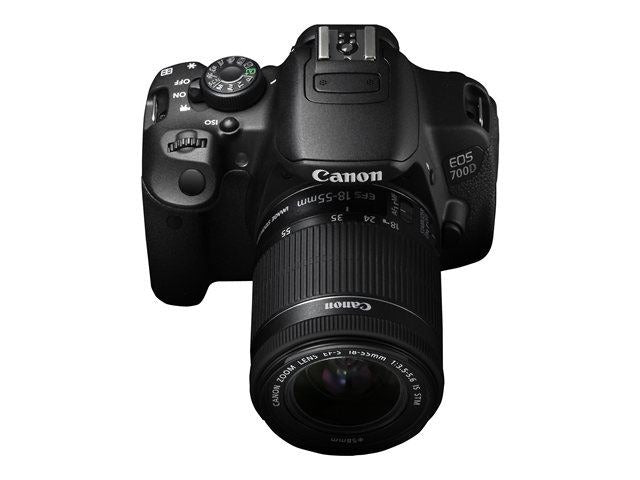 Canon EOS 700D - Digital camera - DSLR - 18.0 MP - APS-C - 1080p - 3x optical zoom EF-S 18-55mm IS STM lens